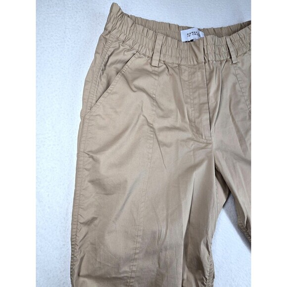 Derek Lam 10 Crosby Women's Joggers Khaki Tan Pants Size 8 Medium - Picture 8 of 12